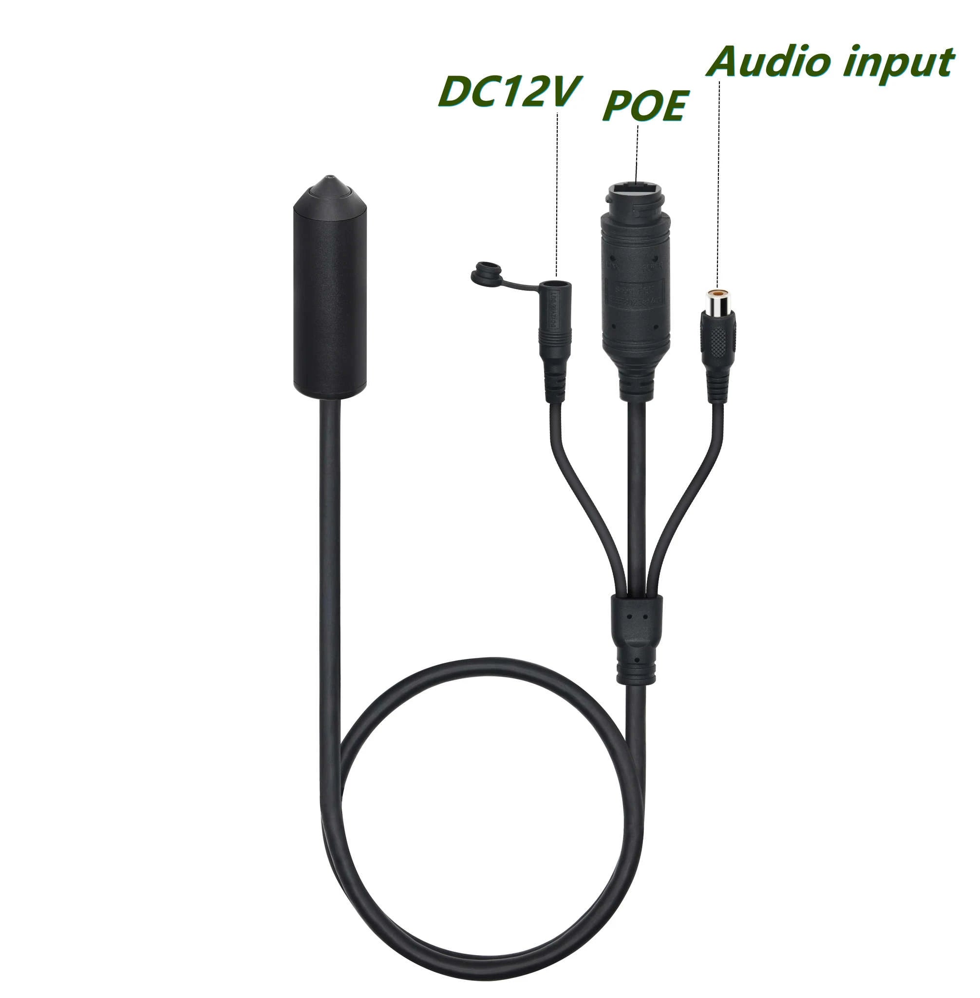 Mini POE Bullet IP Camera with 3.7mm Lens-4MP POE 48V