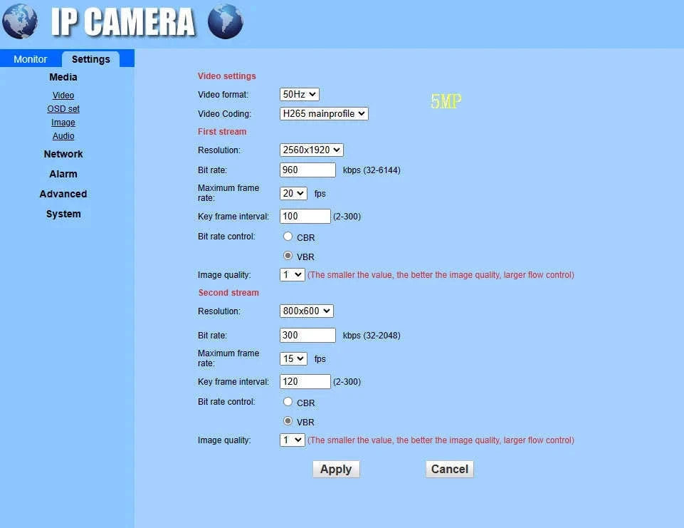 Mini POE IP Security Camera with Motion Detection and Audio-2MP POE