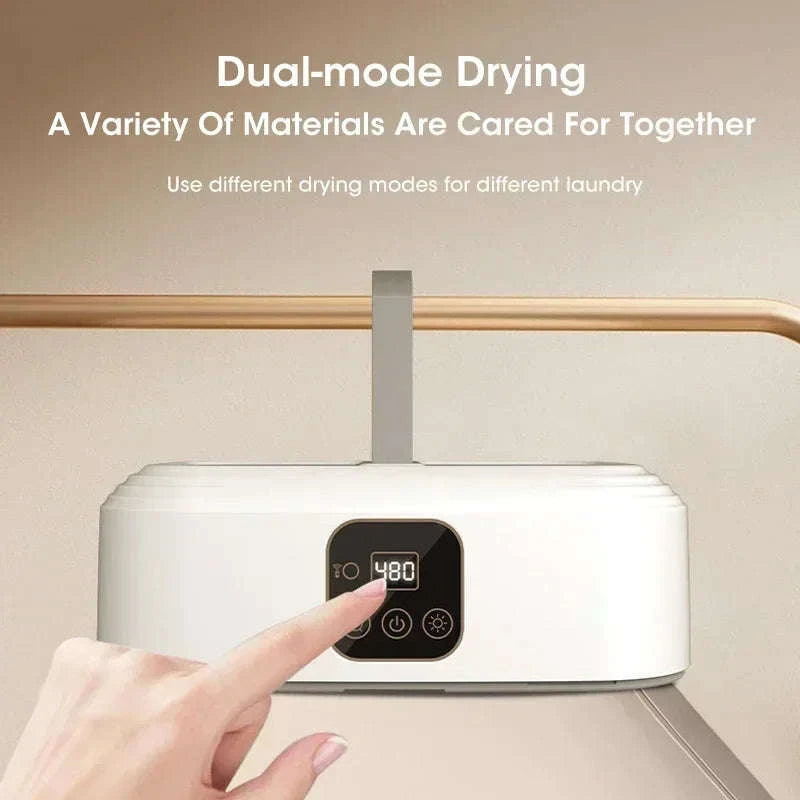 Mini Portable Foldable Electric Clothes Dryer-White / EU