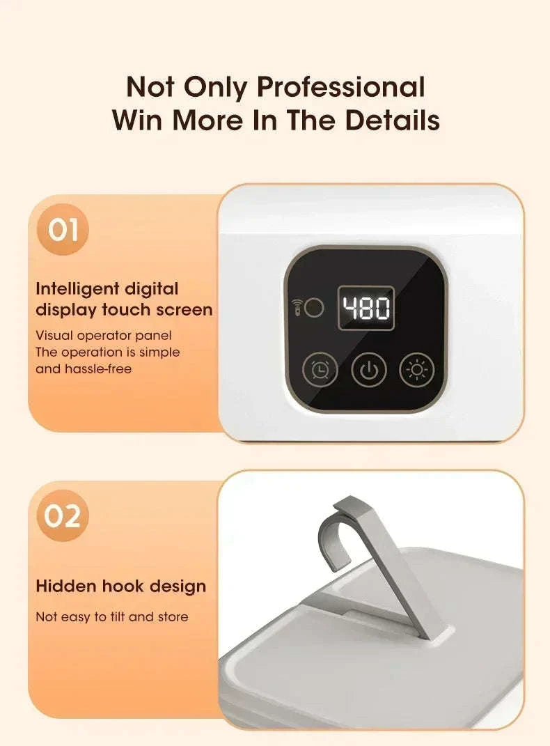 Mini Portable Foldable Electric Clothes Dryer-White / EU