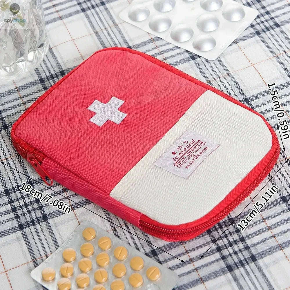 Mini Portable Safety Supplies Kit for Travel and Outdoor Use-Blue