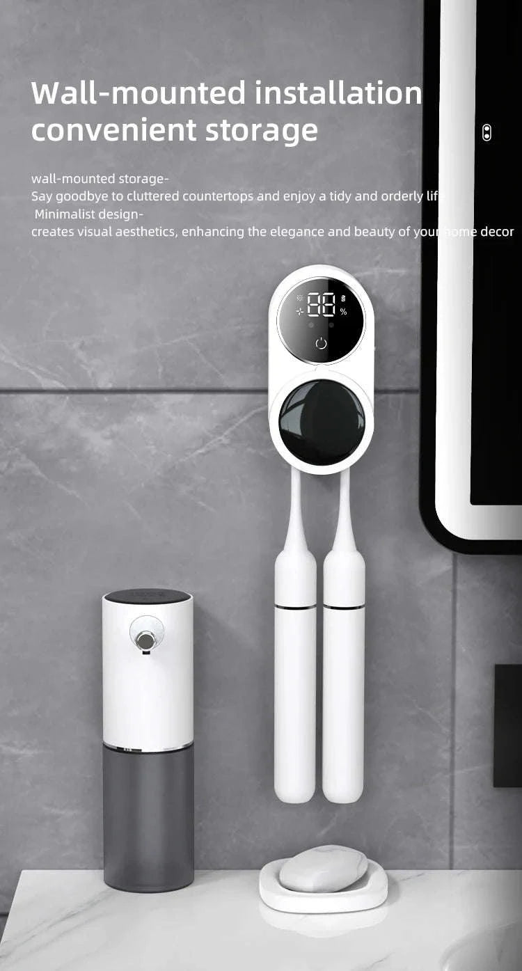 Mini Portable UV Toothbrush Sterilizer-WHITE