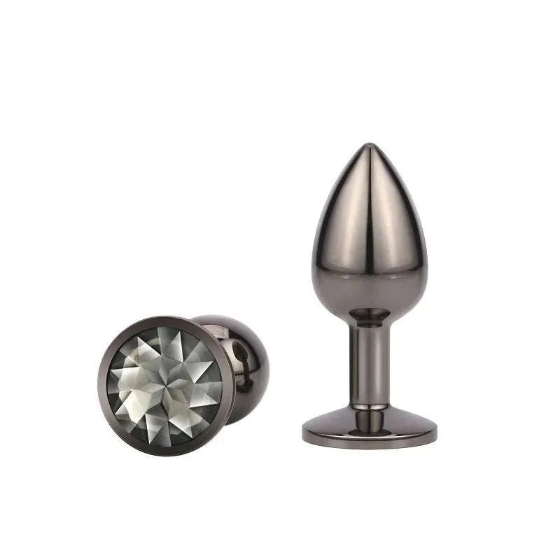 Mini Rainbow Rose Gold Anal Beads Plug-1