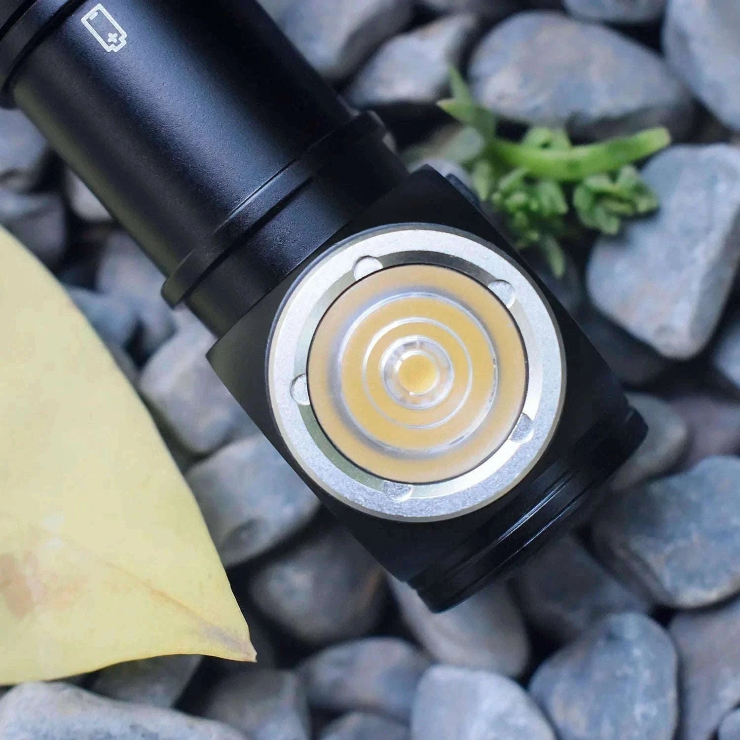 Mini Rechargeable LED Headlamp 1100lm USB-C Magnetic Tailcap-