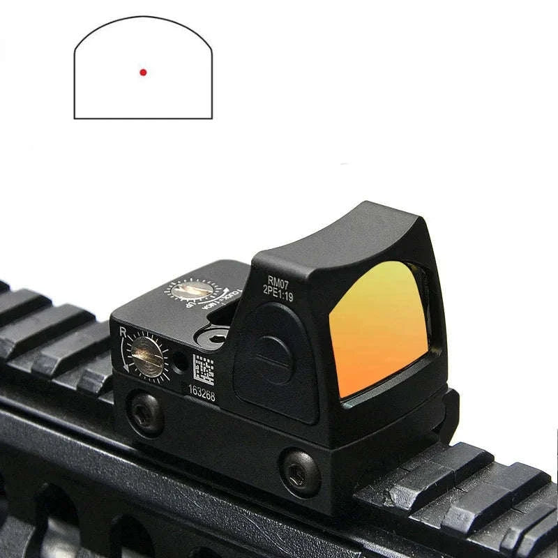 Mini Red Dot Sight 1× Reflex Scope with 20mm Rail Mount-RMR Black / france