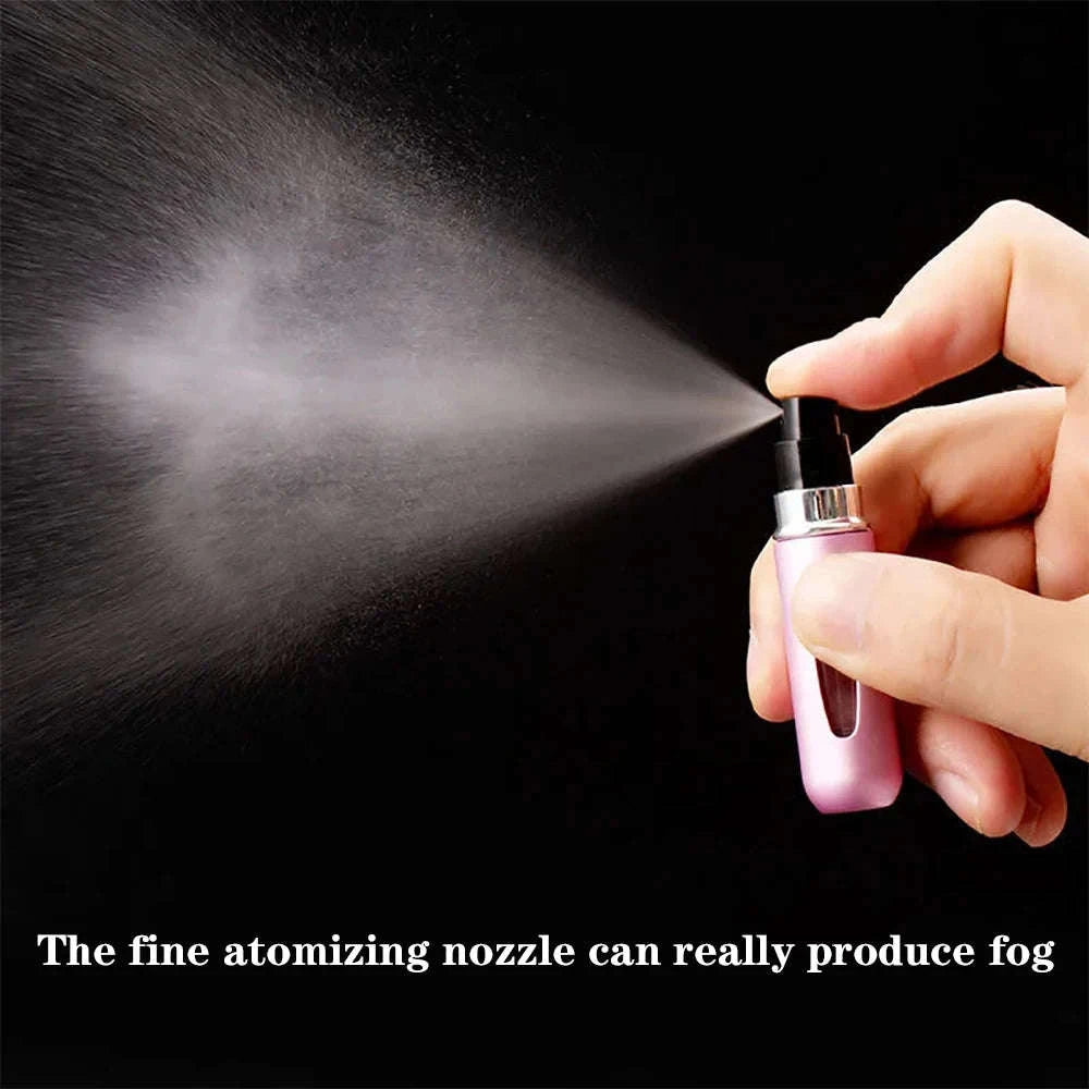 Mini Refillable Spray Container Portable Travel Atomizer-5 And 8ML 1Set-10PCS