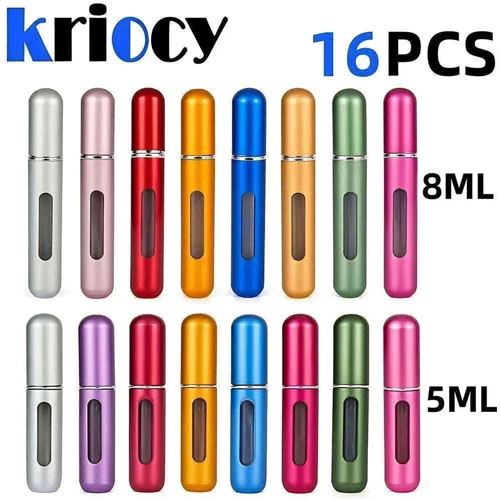 Mini Refillable Travel Perfume Atomizer Spray Container-5 And 8ML 1Set-10PCS