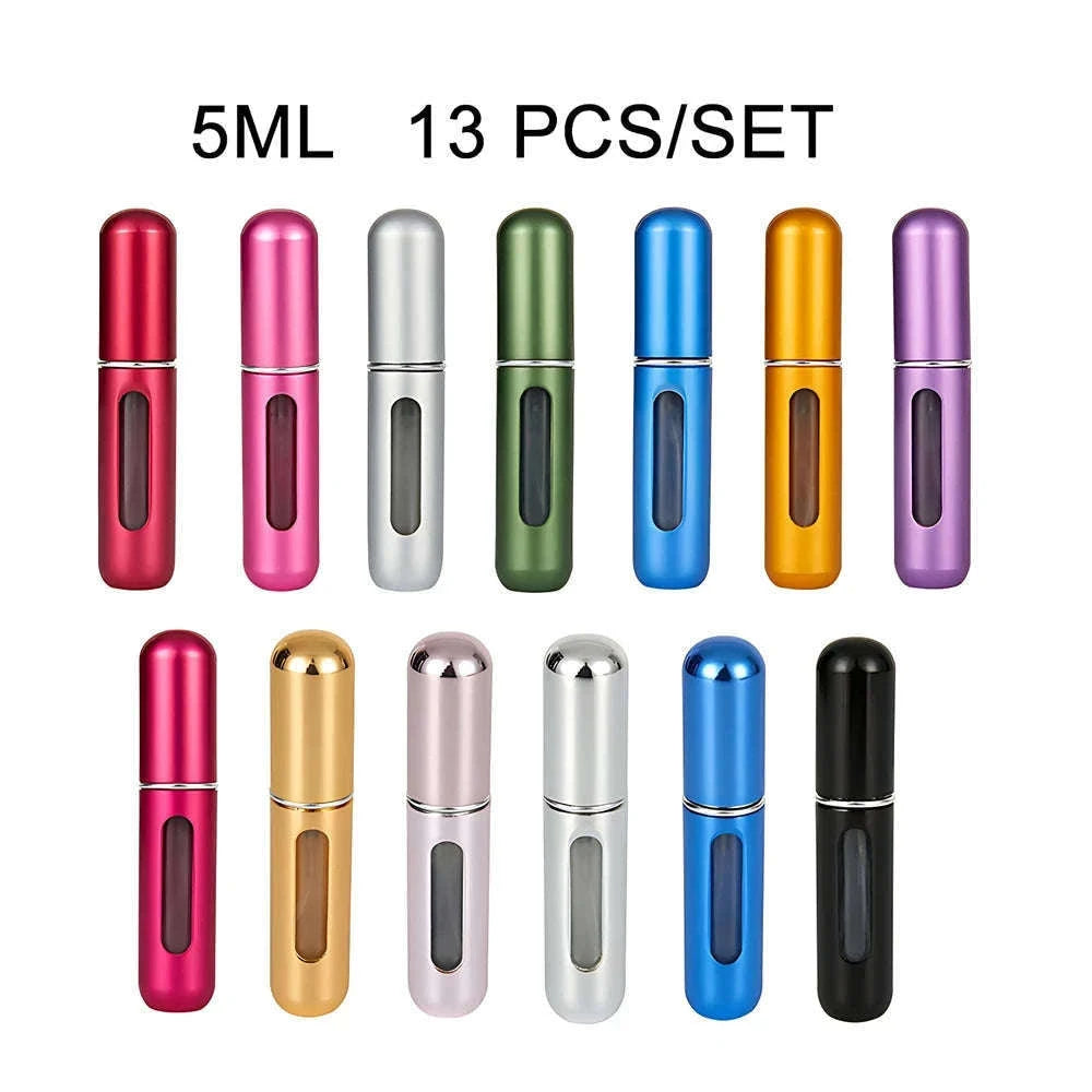 Mini Refillable Travel Perfume Atomizer Spray Container-5 And 8ML 1Set-10PCS