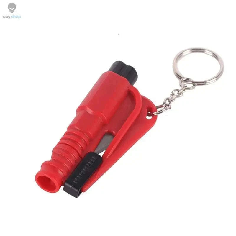 Mini Safety Hammer Keychain Car Escape Glass Breaker-PURPLE