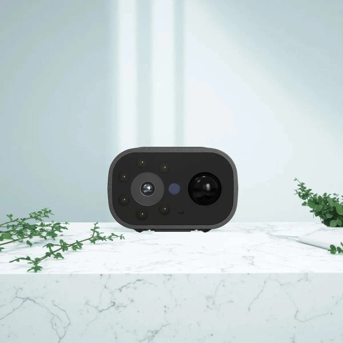 Mini Smart Home Security Camera with Wireless Remote View-black / Only camera