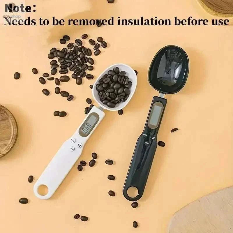 Mini Spoon Scale Digital Kitchen Scale 0.1–500g-2PCS Light green / 1Kg