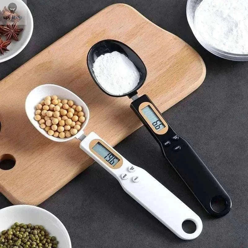 Mini Spoon Scale Digital Kitchen Scale 0.1–500g-2PCS Light green / 1Kg