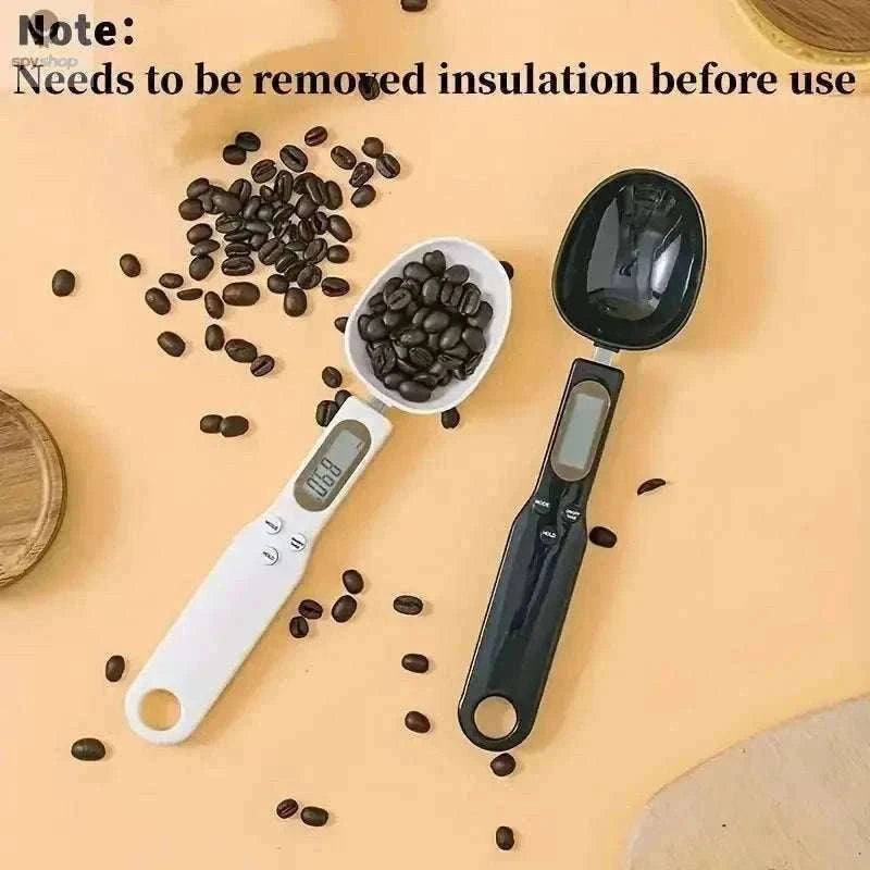 Mini Spoon Scale Digital Kitchen Scale 0.1–500g-2PCS Light green / 1Kg