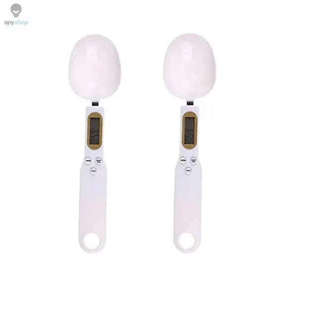 Mini Spoon Scale Digital Kitchen Scale 0.1–500g-2PCS Light green / 1Kg