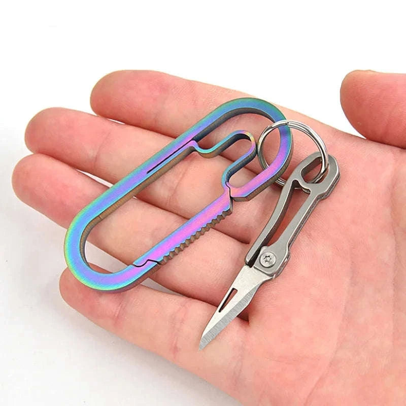 Mini Titanium Alloy Folding Knife for Everyday Carry-titanium alloy B