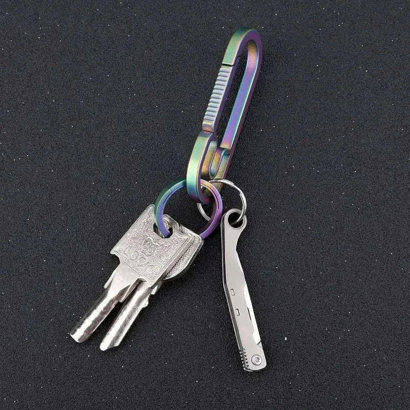 Mini Titanium Alloy Folding Knife for Outdoor EDC-titanium alloy