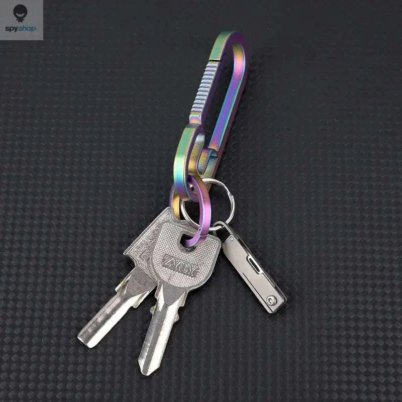 Mini Titanium Folding Knife - Portable EDC Tool-titanium alloy B