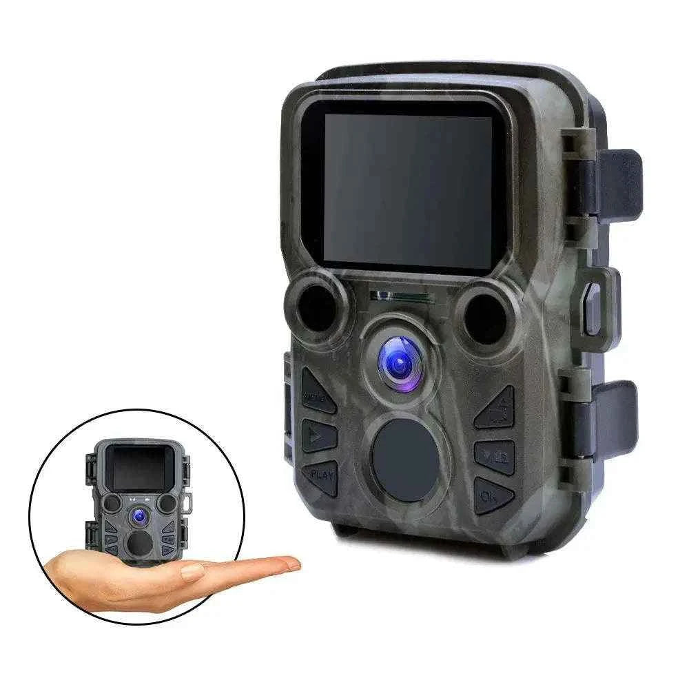 Mini Trail Camera with 4K Video, Night Vision, and IP66 Water Resistance
