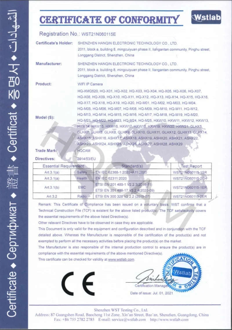 Mini Tuya Camera Module 1080P Wireless IP Camera Module-3.7mm lens