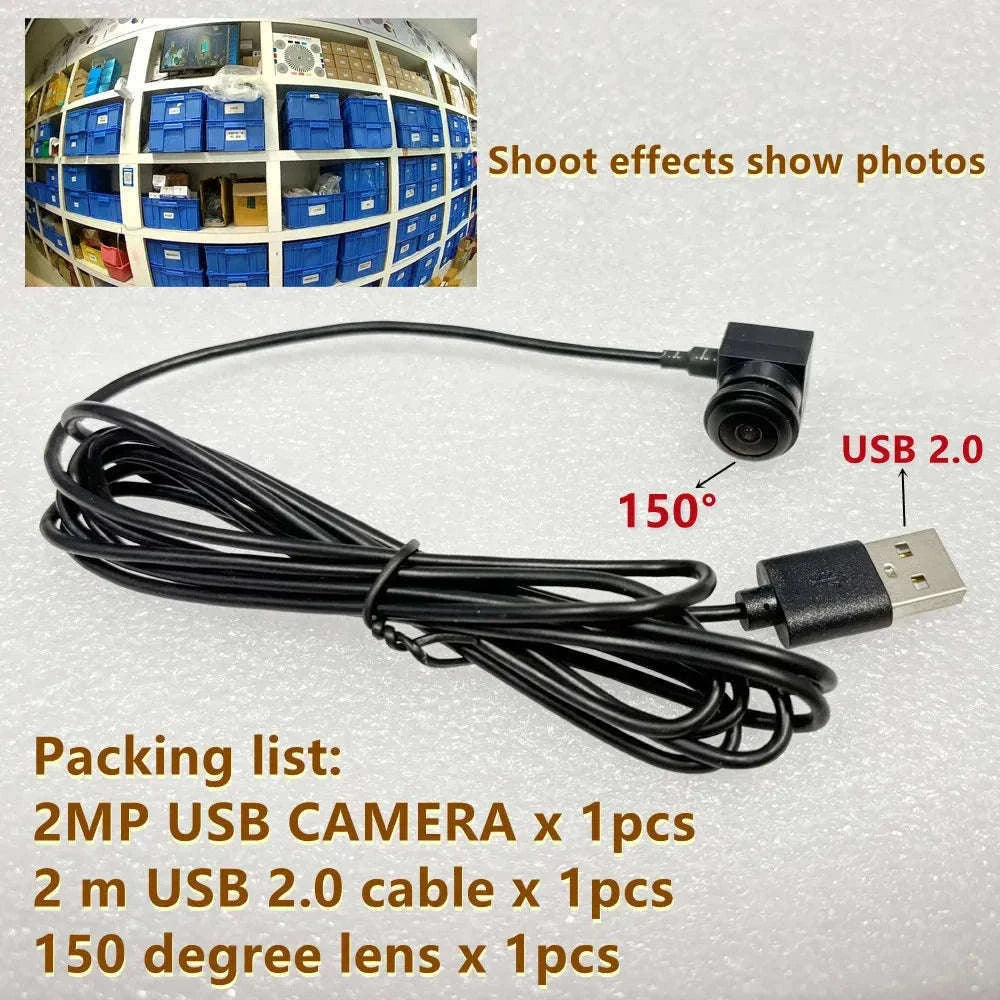 Mini USB Camera 1080P 150° Wide Angle 15x15mm-Default Title