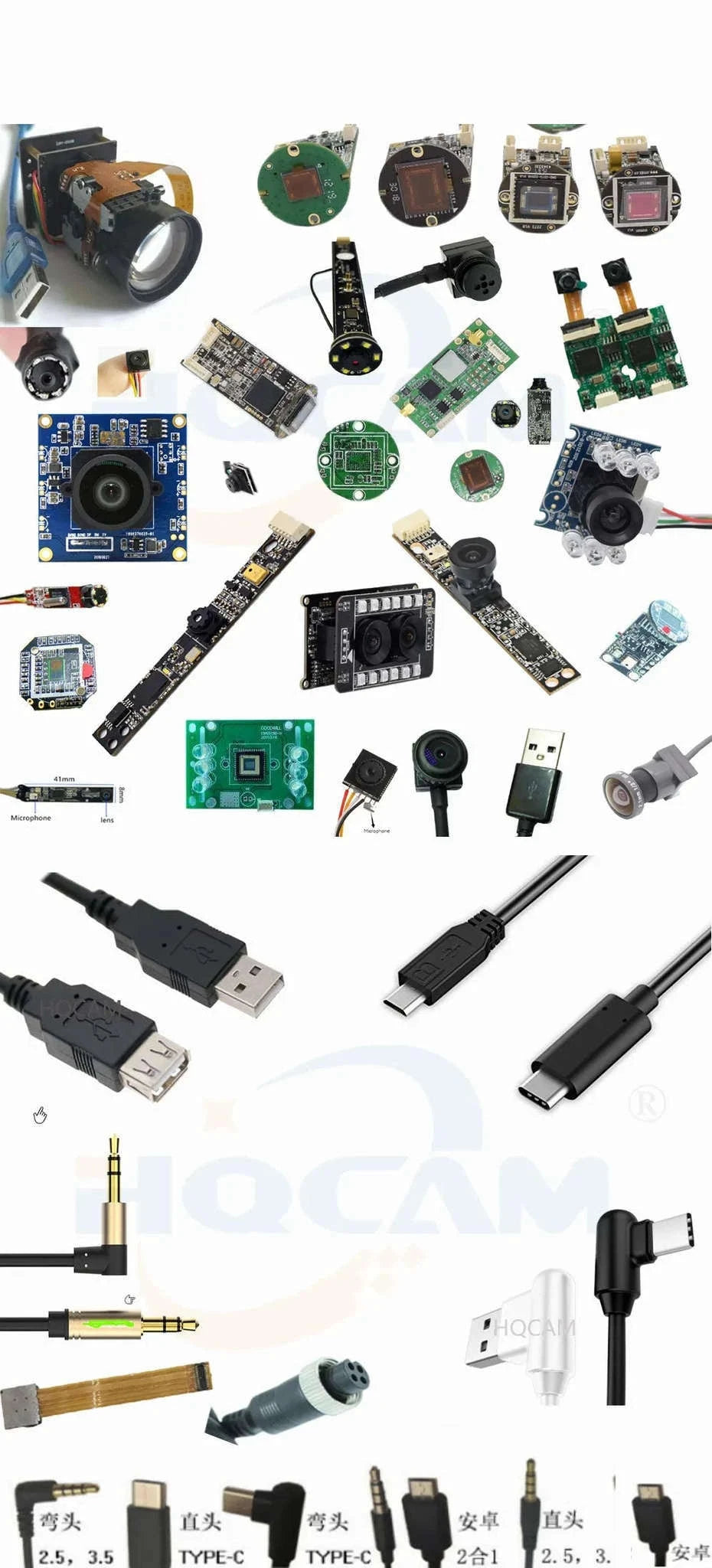 Mini USB Camera with Wide-Angle Micro Lens-1080P AUDIO
