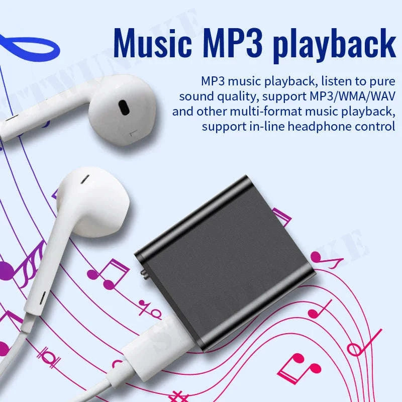 Mini Voice-Activated Digital Recorder with Magnetic Mount and USB-C-With Android OTG / China Mainland / 16 GB