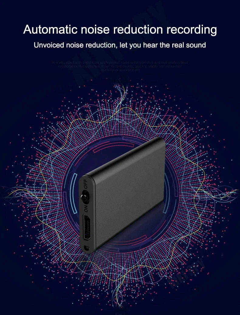 Mini Voice-Activated Digital Recorder with Magnetic Mount and USB-C-With Android OTG / China Mainland / 16 GB