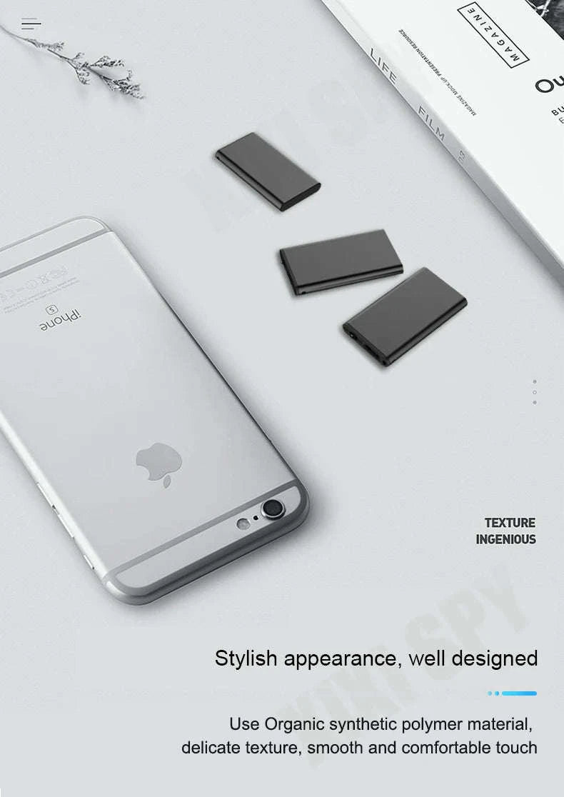 Mini Voice-Activated Digital Recorder with Magnetic Mount and USB-C-With Android OTG / China Mainland / 16 GB