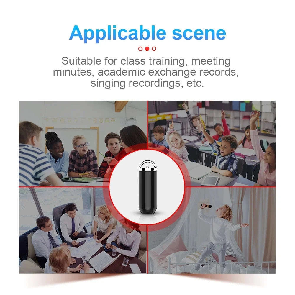 Mini Voice Activated Recorder 32GB with Long Battery & Keychain Size-S1 / 32 GB