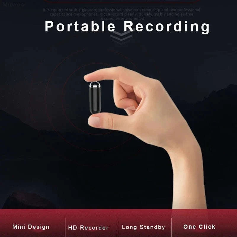 Mini Voice Activated Recorder 32GB with Long Battery & Keychain Size-S1 / 32 GB