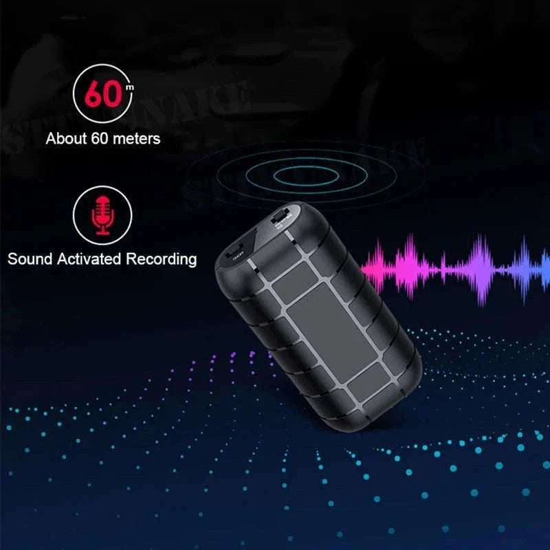Mini voice activated recorder 500hours digital recording device professional sound dictaphone Listening audio micro record small-8 GB