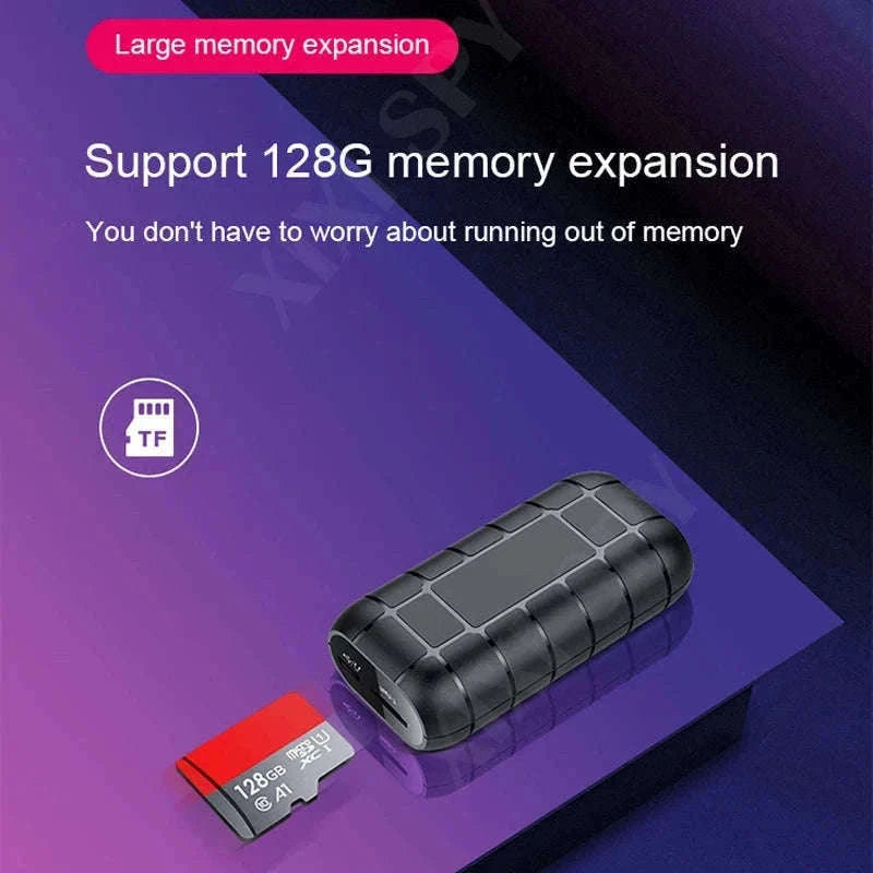 Mini voice activated recorder 500hours digital recording device professional sound dictaphone Listening audio micro record small-8 GB