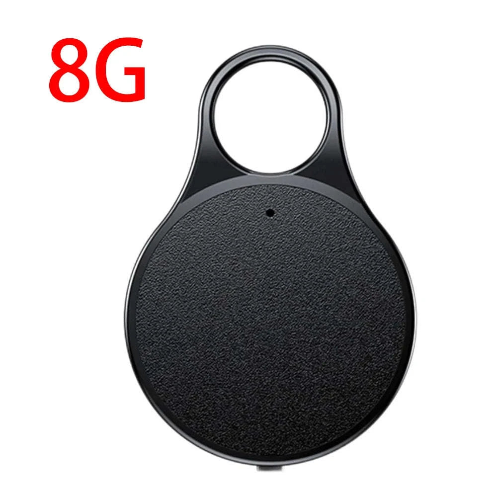 Mini Voice Activated Recorder Keychain with MP3 Playback and Noise Reduction-32GB