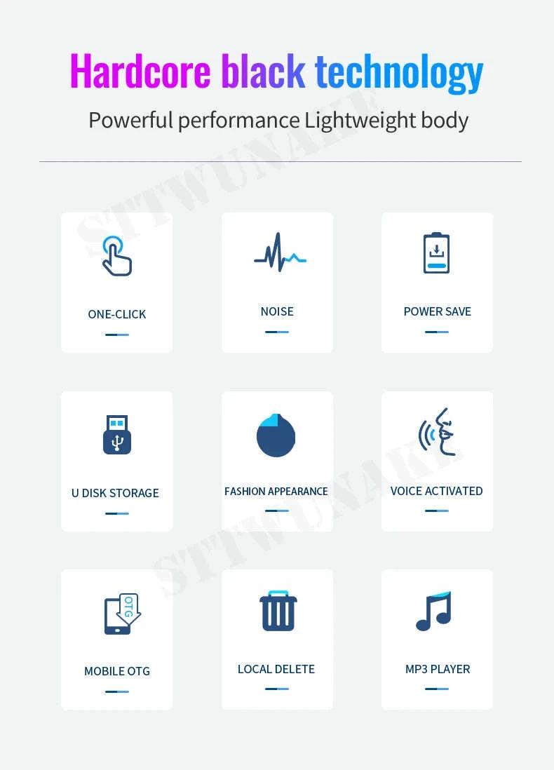 Mini Voice Activated Recorder Q39-Q39 Standard / 8 GB
