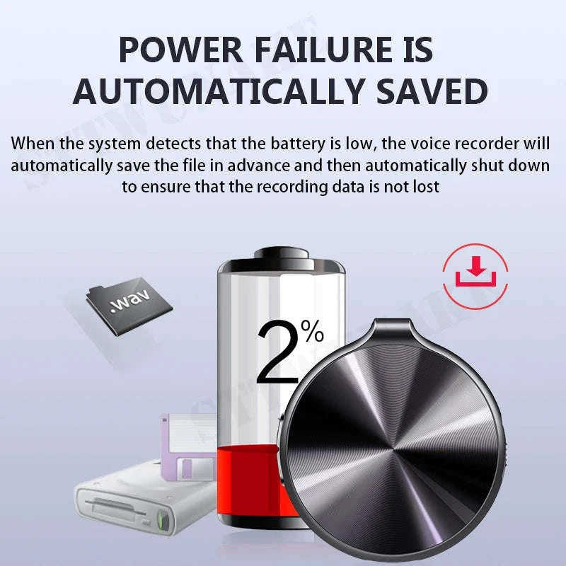 Mini Voice Activated Recorder Q39-Q39 Standard / 8 GB