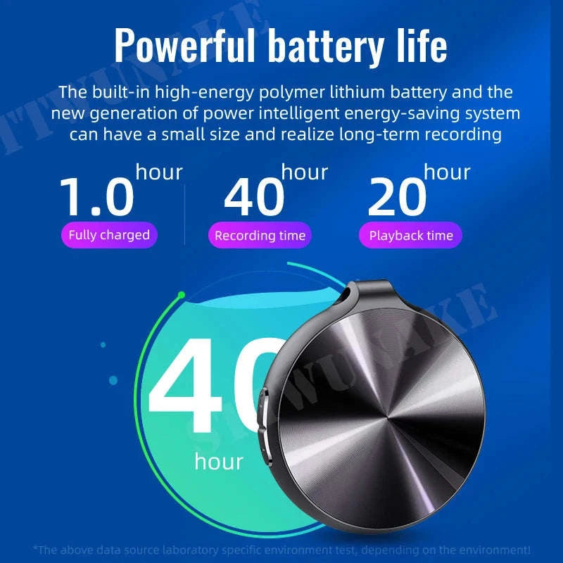 Mini Voice Activated Recorder Q39-Q39 Standard / 8 GB