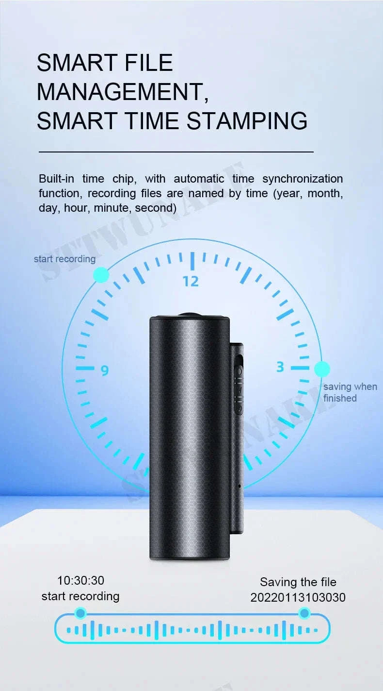 Mini Voice Activated Recorder Q76 with 500H Recording-Recorder with OTG / CHINA / 64 GB