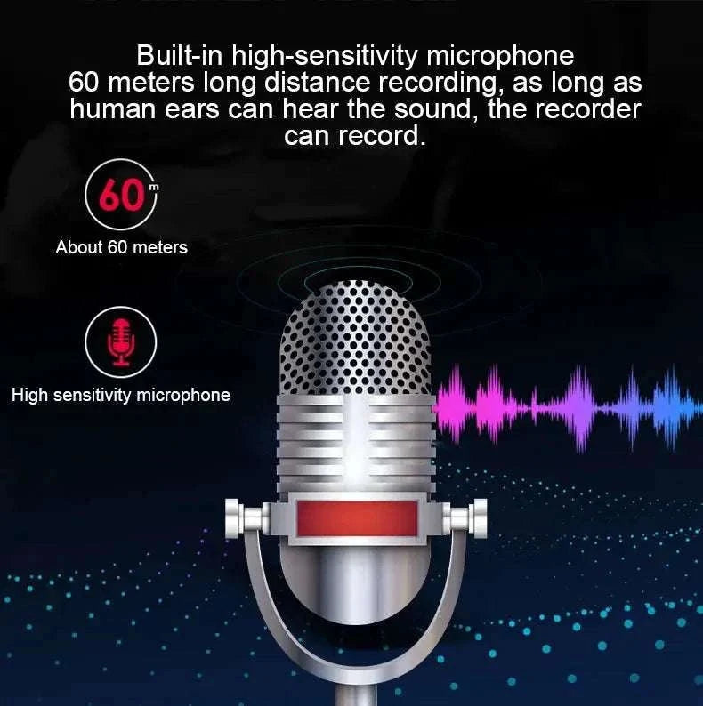 Mini Voice Activated Recorder with 500H Standby & Magnetic Mount-L1-Recorder / < 1GB