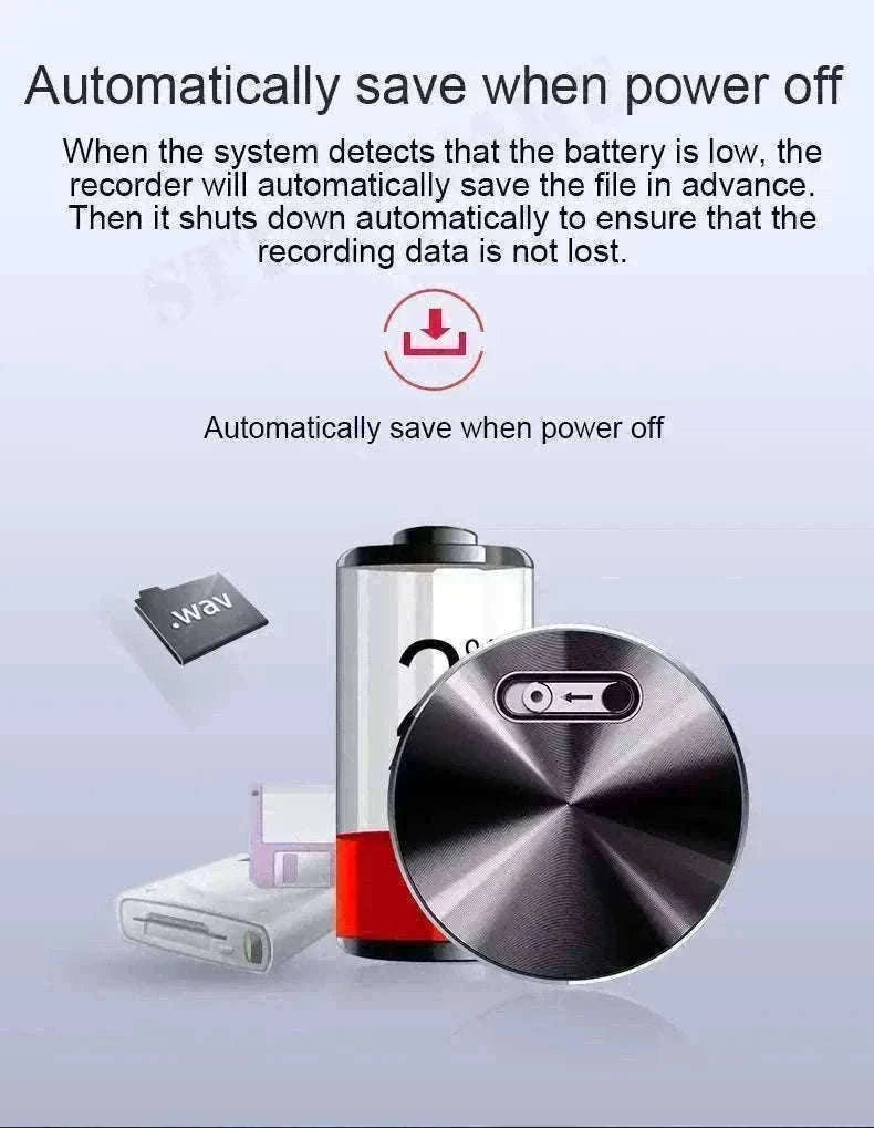 Mini Voice Activated Recorder with Magnet 20H Recording Q37-with iPhone OTG