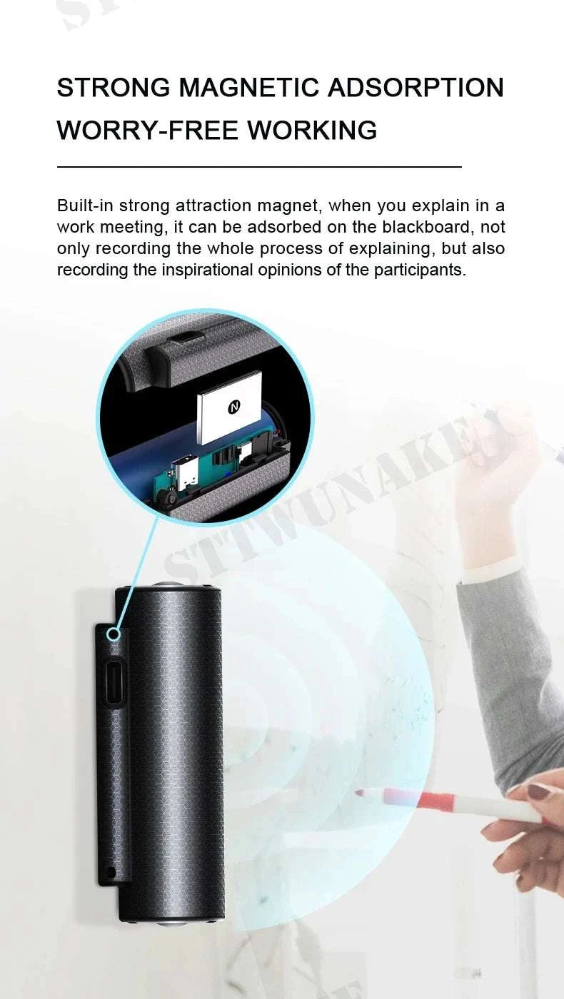 Mini Voice Activated Recorder with Magnet, 500H Recording & 365-Day Standby-with Android OTG / 64 GB