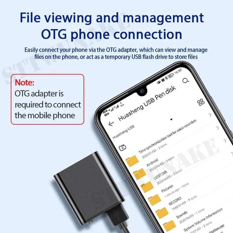 Mini Voice Activated Recorder with Magnet & One-Click Recording-Q8 / 16 GB