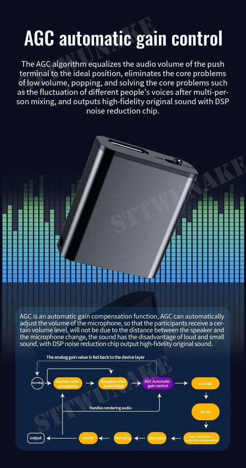 Mini Voice Activated Recorder with Magnet & One-Click Recording-Q8 / 16 GB