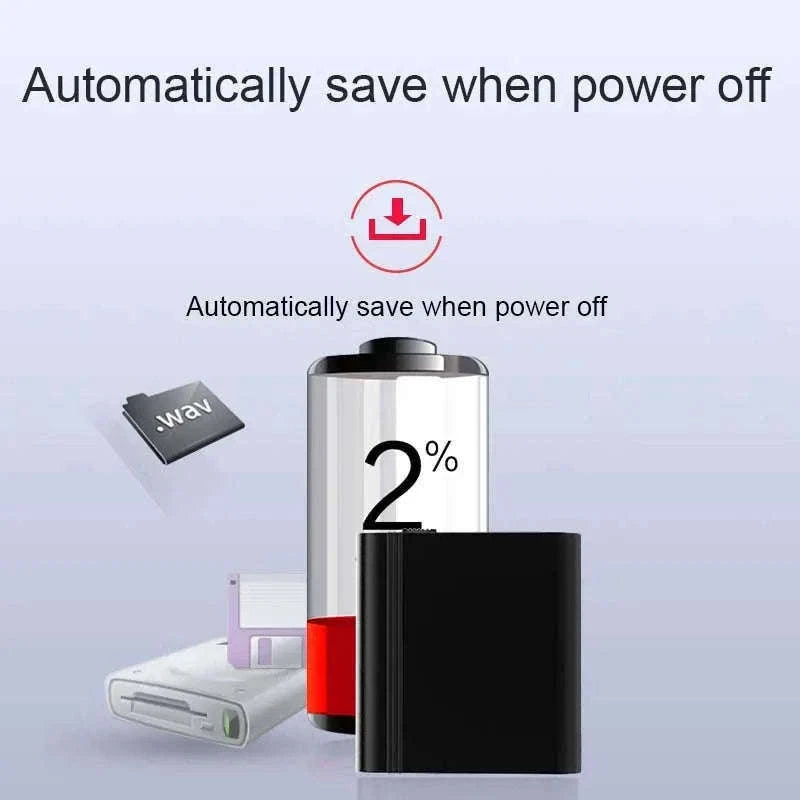 Mini Voice Activated Recorder with OTG Mobile Connectivity-L12 with iPhone OTG / 16 GB