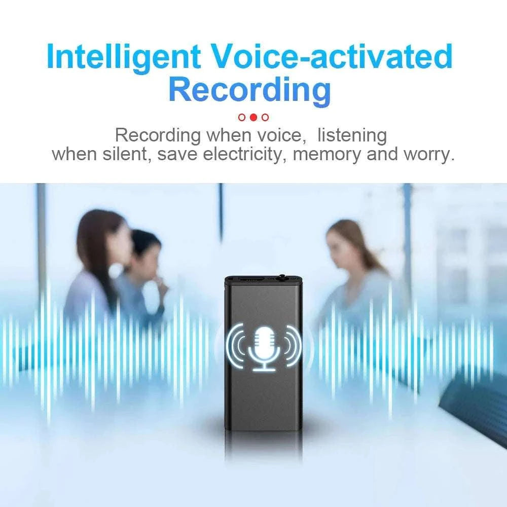 Mini Voice Recorder 8GB–32GB with Voice Activation & Noise Reduction-Q2 / China Mainland / 16 GB