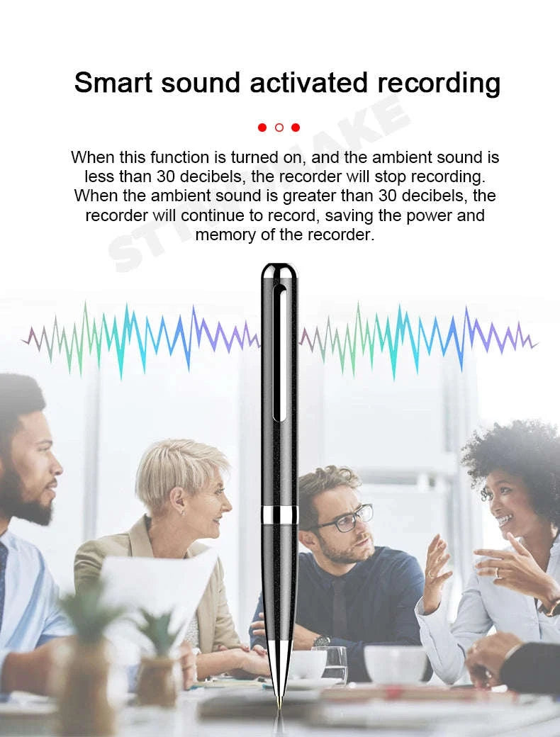 Mini Voice Recorder Pen-No otg adapter / China Mainland / 32 GB