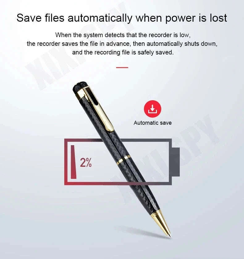 Mini Voice Recorder Pen with USB Flash Recording-With OTG adapter / < 1GB