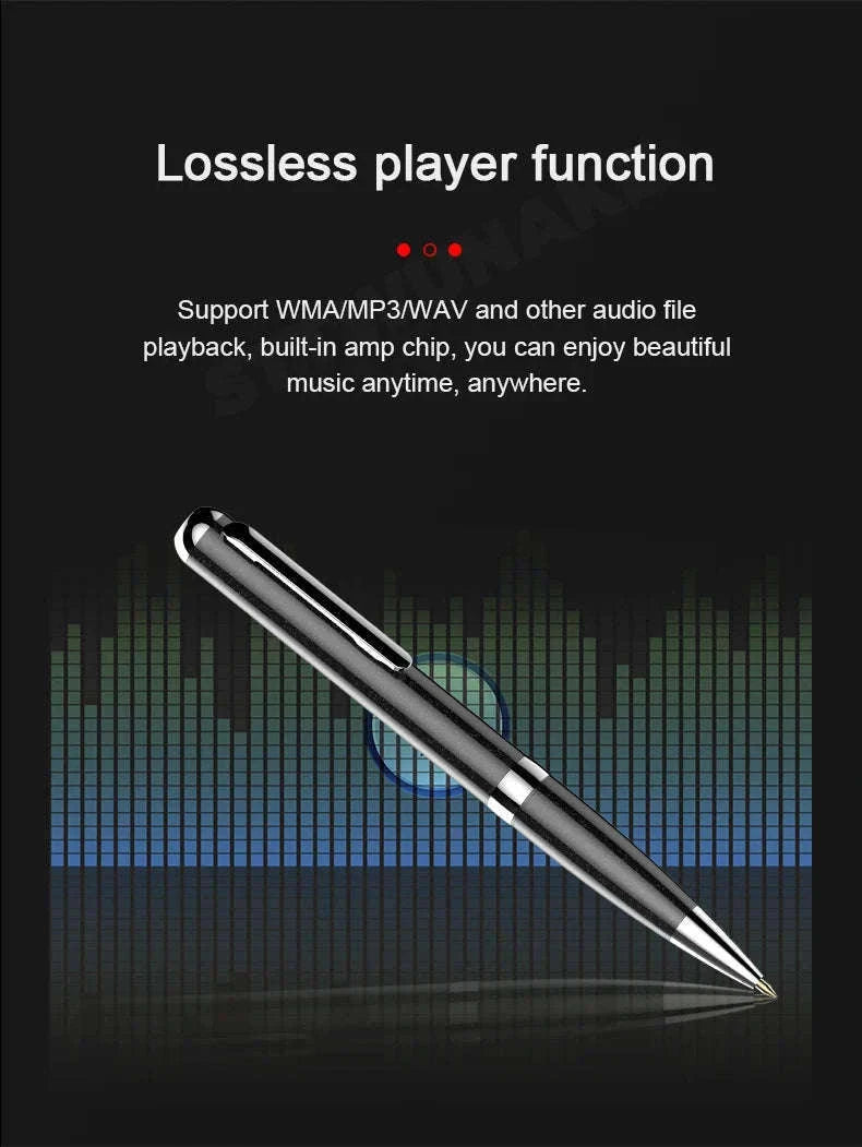 Mini Voice Recorder Pen with Voice Activation and Playback-No otg adapter / China Mainland / 32 GB