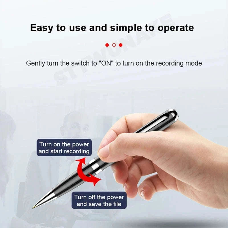 Mini Voice Recorder Pen with Voice Activation and Playback-No otg adapter / China Mainland / 32 GB