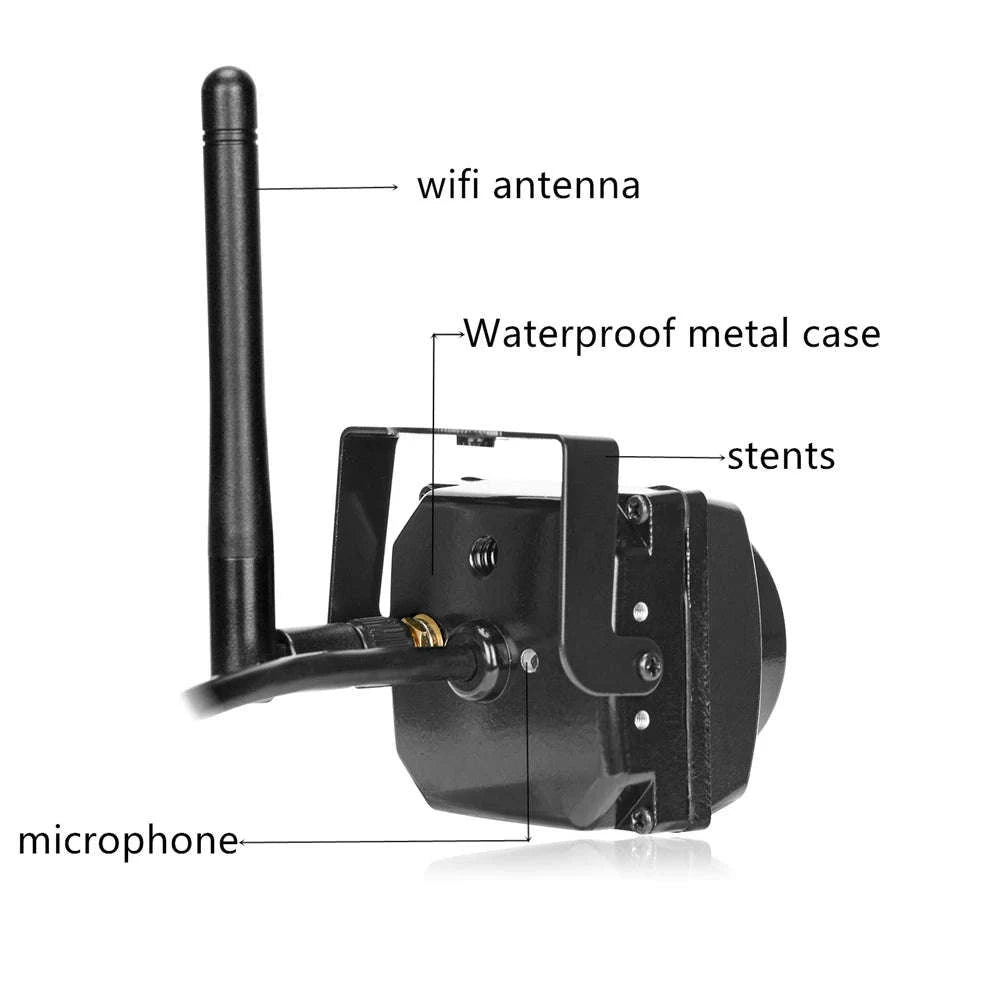 Mini Waterproof IP66 WiFi Camera with Night Vision-2MP IMX307 / 3.6mm