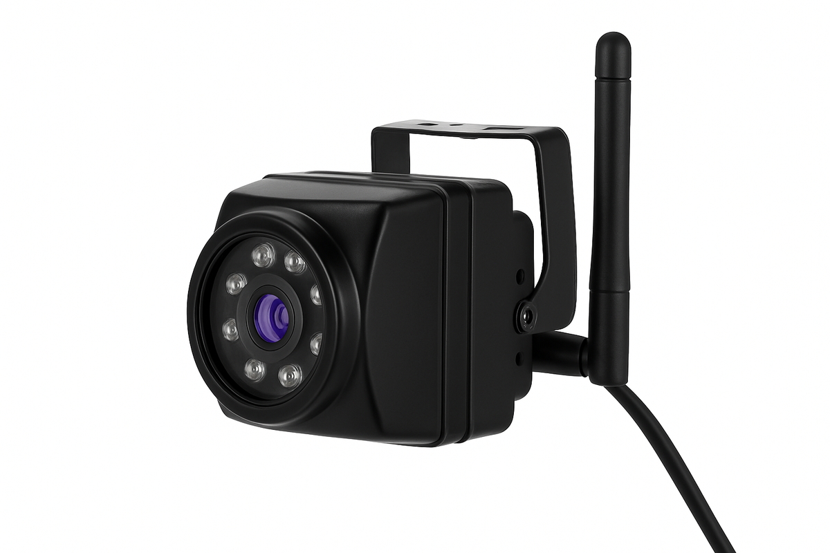Cámara de seguridad IP 4K mini con audio, visión nocturna, impermeable